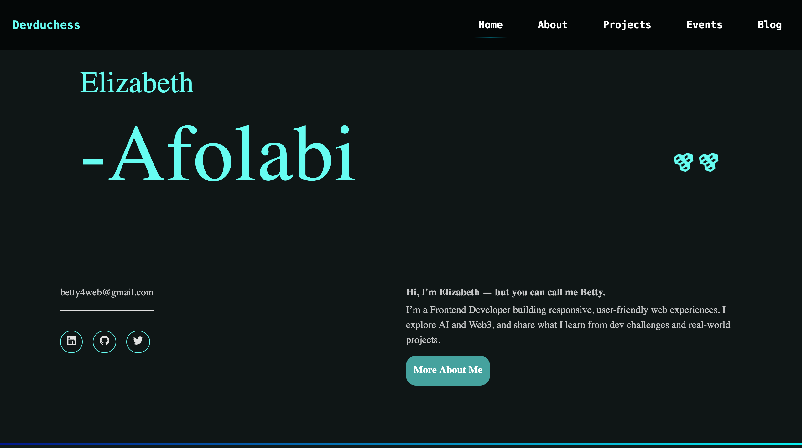 Portfolio v2 screenshot